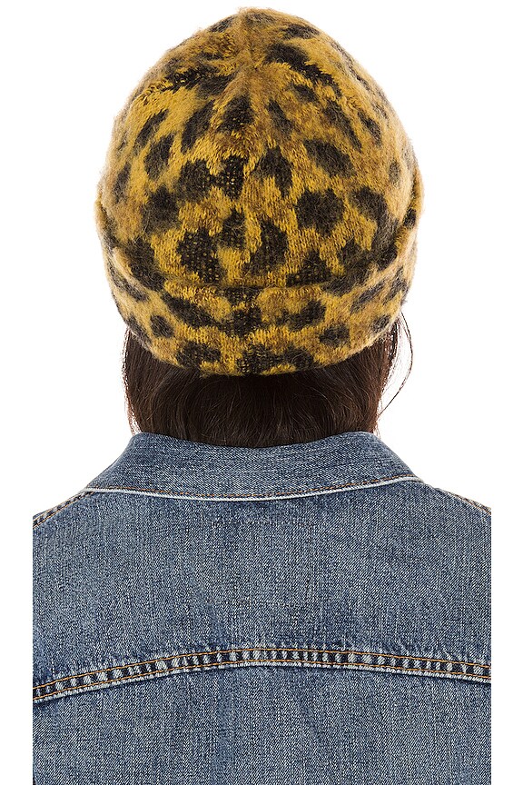 view 2 of 3 CHEETAH 비니 in Cheetah Intarsia