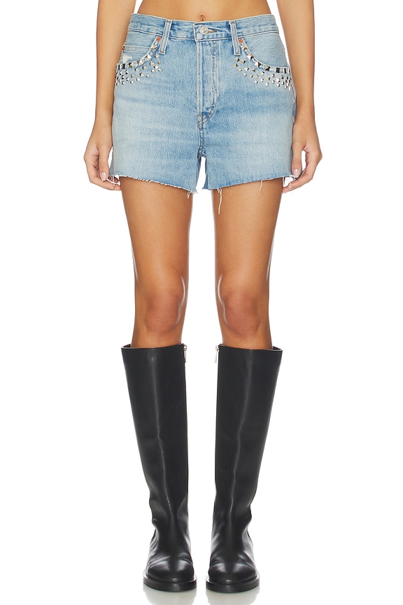 view 1 of 6 The Breezy Short in Aged Worn Blue