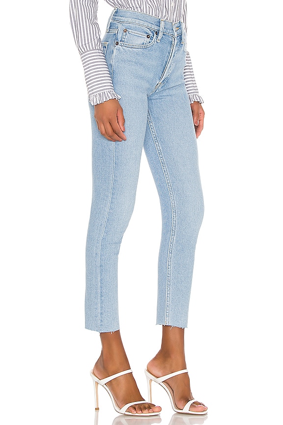 view 2 of 4 DROIT SLIM 90S HIGH RISE ANKLE in Light 2