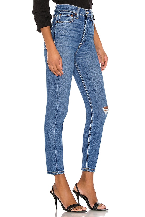 view 2 of 4 Originals 90s Ultra High Rise Ankle Crop in Medium Worn 1