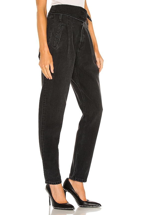 view 2 of 4 ПРЯМОЙ 80S FOLD OVER in Vintage Noir