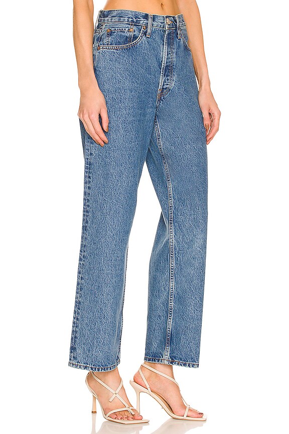 view 2 of 4 Originals 90's Crop Low Slung in Bleu Mere