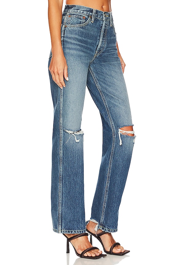 view 2 of 4 90S HIGH RISE LOOSE 루즈 다리 in Destroyed Mar