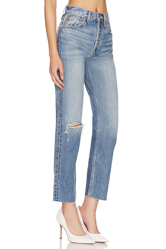 view 2 of 4 Originals 70's Ultra High Rise Stove Pipe in Worn Crystal Blue