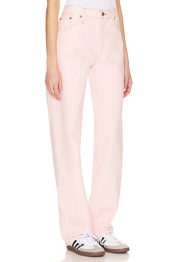 view 2 of 4 PANTALONES VAQUEROS HOLGADOS LOOSE LONG in Washed Pink