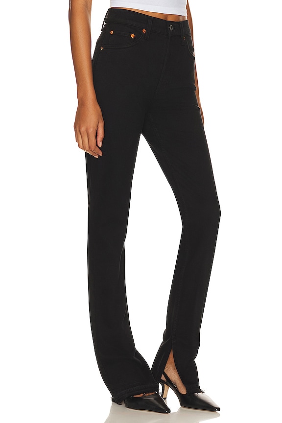 view 2 of 4 70s High Rise Skinny Boot in Black