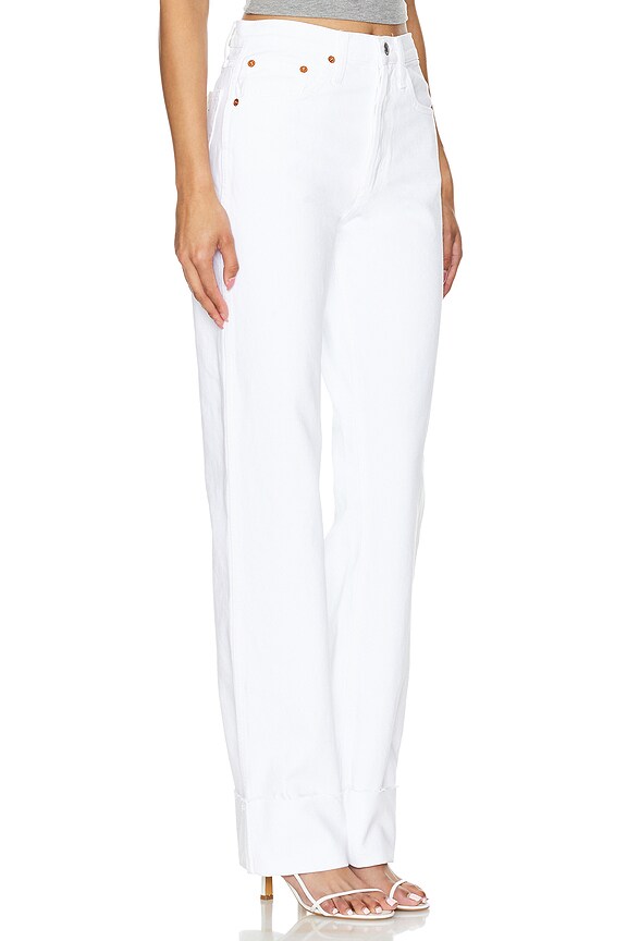 view 2 of 4 High Rise Loose Long in White