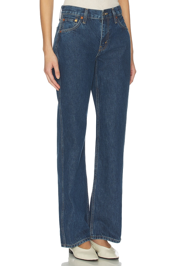 view 2 of 6 90's Mid Rise Loose Jeans in Rustic Idigo