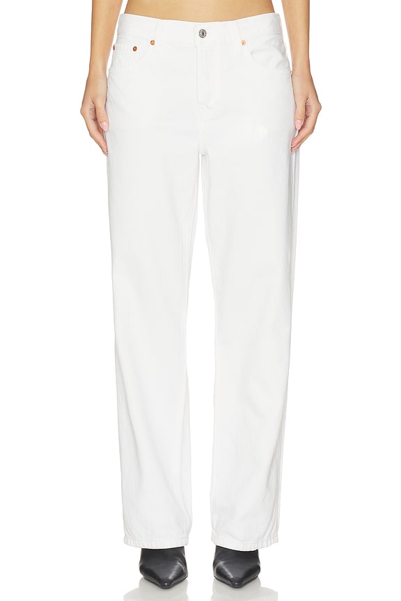 view 1 of 6 The Thrasher Straight Leg Jean in Blanco