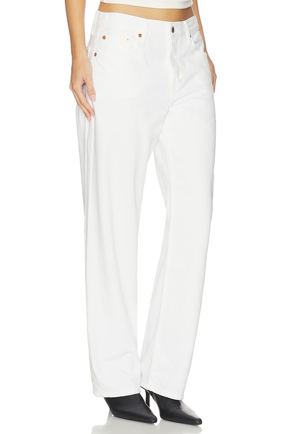 view 2 of 6 The Thrasher Straight Leg Jean in Blanco