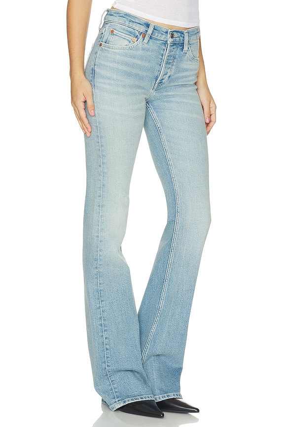 view 2 of 6 70s High Rise Bootcut Jeans in Opal Indigo