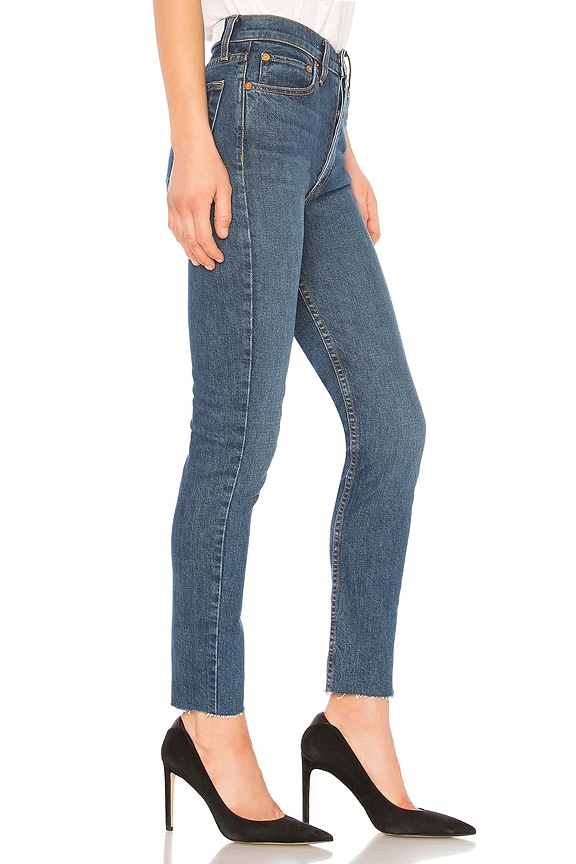 view 2 of 4 JEAN DROIT ORIGINALS HIGH RISE ANKLE CROP in Forever Rinse