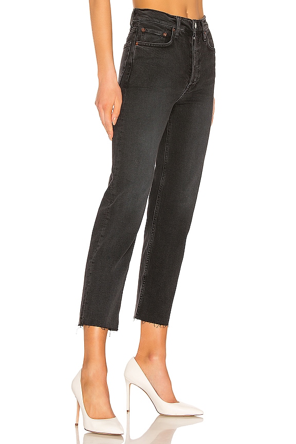 view 2 of 4 JEAN PIERNA RECTA STOVE PIPE in Faded Black