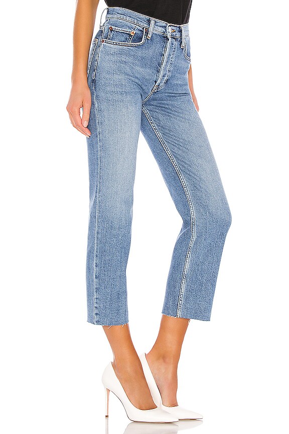 view 2 of 4 Stovepipe Jean in Medium Stone