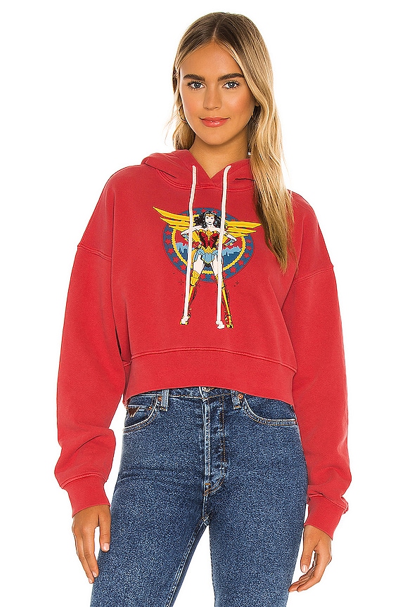 view 1 of 4 SWEAT À CAPUCHE WW84 in Natural Red