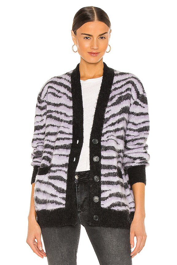 view 1 of 4 CÁRDIGAN 90S in Tiger Intarsia