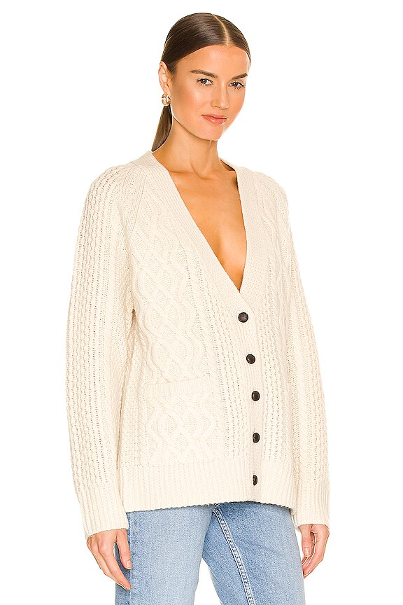 view 2 of 4 90s Oversized Cardigan in Ivory