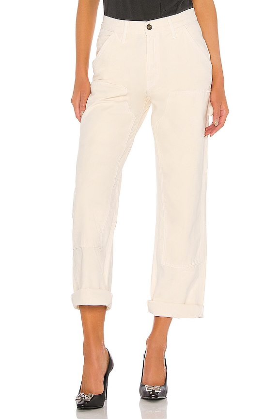 RE/DONE Workmans Pant in Off White | REVOLVE