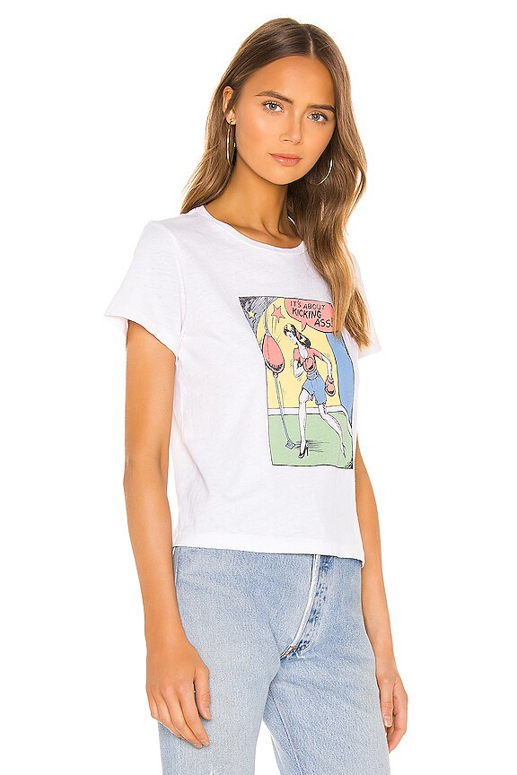 view 2 of 4 T-SHIRT KICK ASS in Vintage White