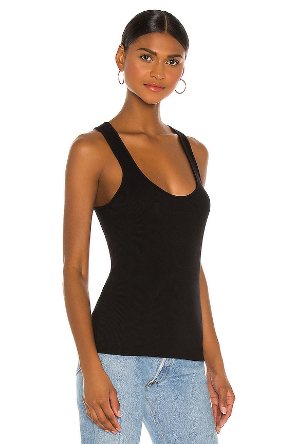 RE/DONE x Hanes 90s Tank in Black | REVOLVE