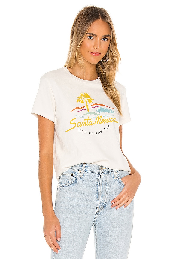 view 1 of 4 70s Loose Tee City By The Sea in Vintage White