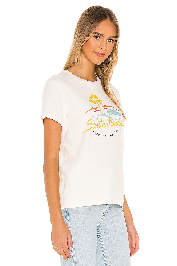 view 2 of 4 70s Loose Tee City By The Sea in Vintage White
