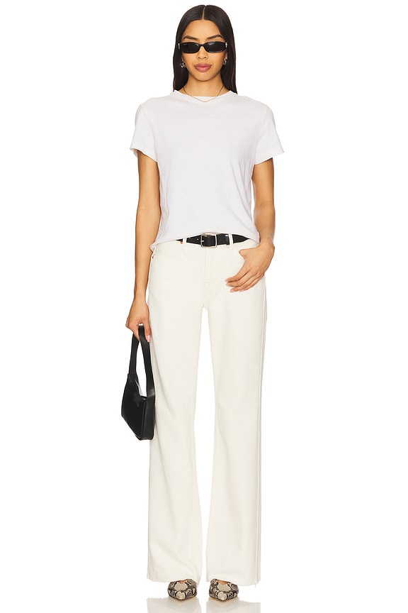 RE/DONE x Hanes The Classic Tee in Vintage White | REVOLVE