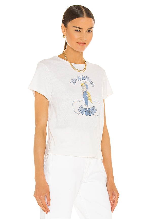 view 2 of 4 T-SHIRT GRAPHIQUE LITTLE ANGEL in Vintage White