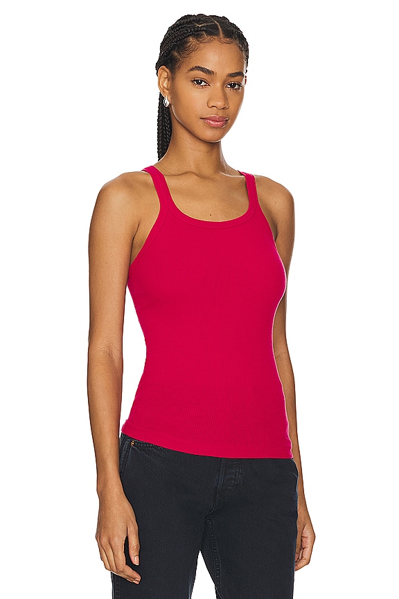 view 2 of 4 CAMISETA TIRANTES ACANALADA in Dragon Fruit