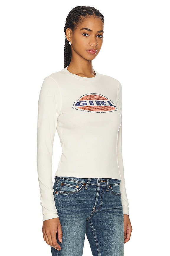 view 2 of 5 X Pam Anderson 90s Baby Girl Tee in Naked