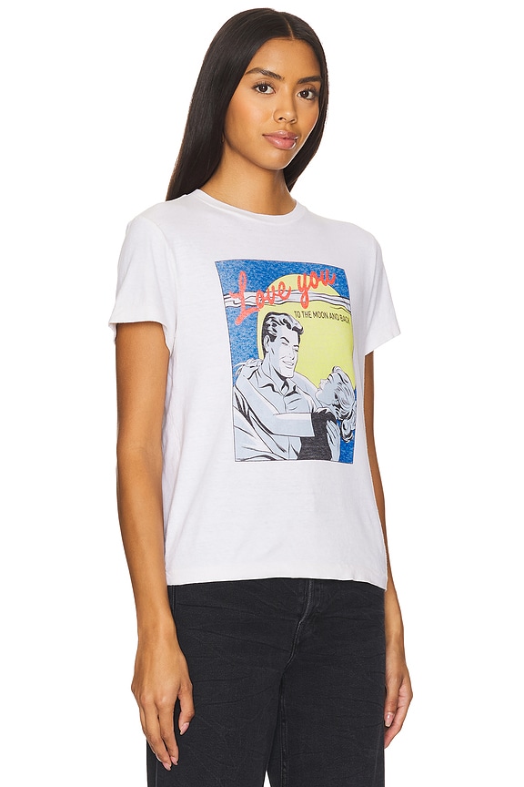 view 2 of 4 Classic Tee To The Moon in Vintage White