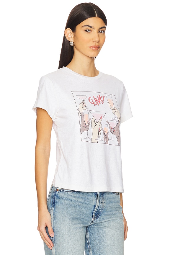 view 2 of 4 Classic Tee Cheers in Vintage White