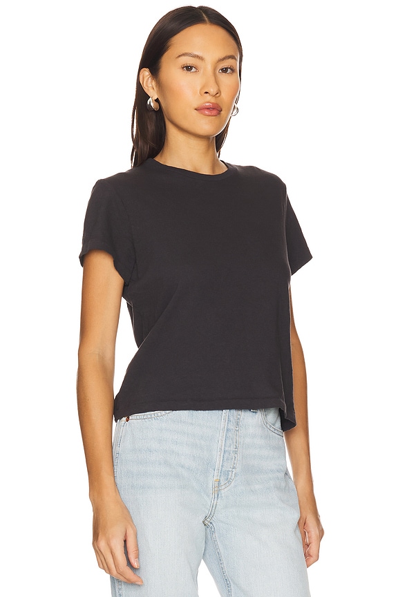 view 2 of 4 1950s Boxy Tee in Washed Black