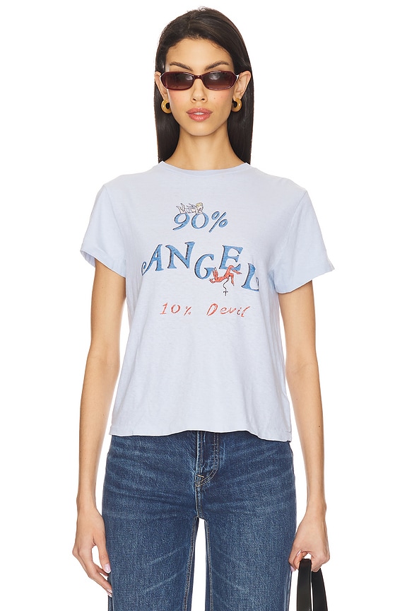 view 2 of 5 ФУТБОЛКА ANGEL DEVIL in Light Blue