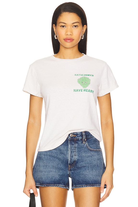 view 2 of 4 Artichokes Classic Tee in Vintage White