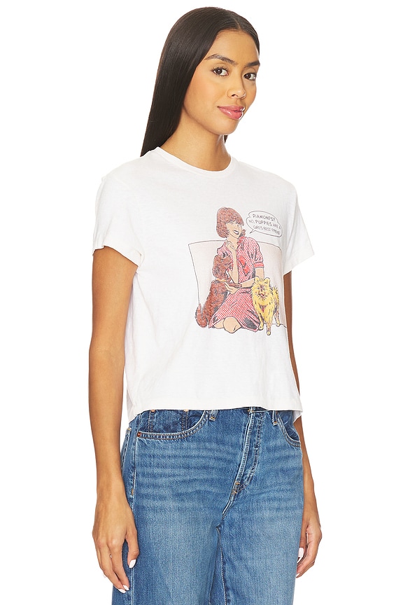 view 2 of 4 T-SHIRT PUPPIES 50S in White