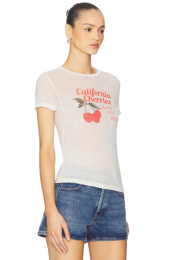 view 2 of 4 PEQUEÑA CAMISETA CHERRIES in Vintage White