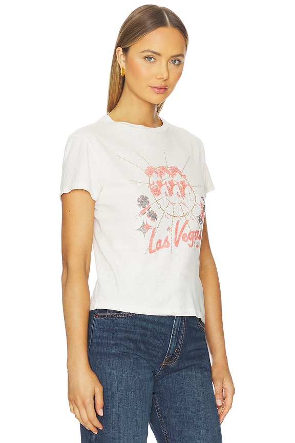 view 2 of 5 Vegas Classic Tee in Vintage White