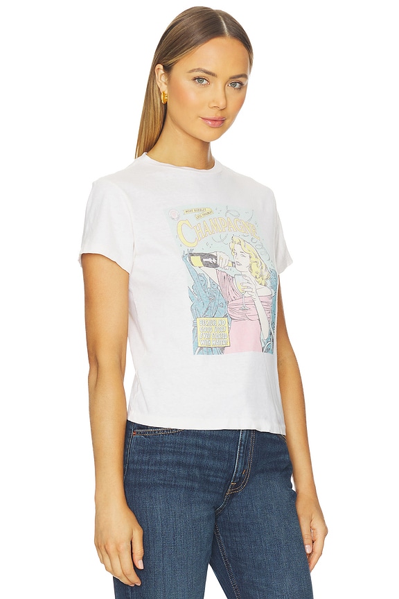 view 2 of 4 Bubbles Classic Tee in Vintage White