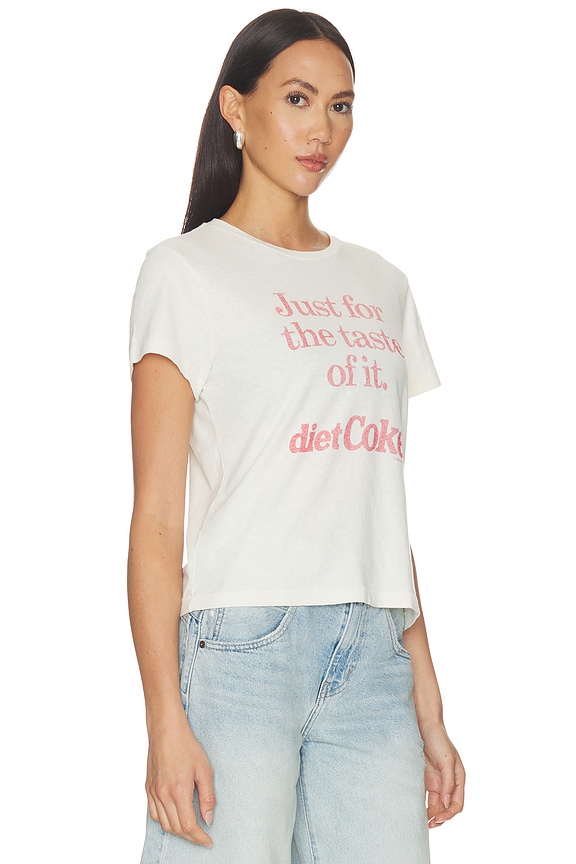 view 2 of 4 Classic Tee Diet Coke in Vintage White