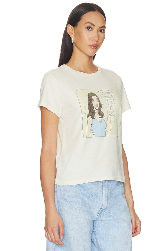 view 2 of 4 Classic Tee 5 O'clock in Vintage White
