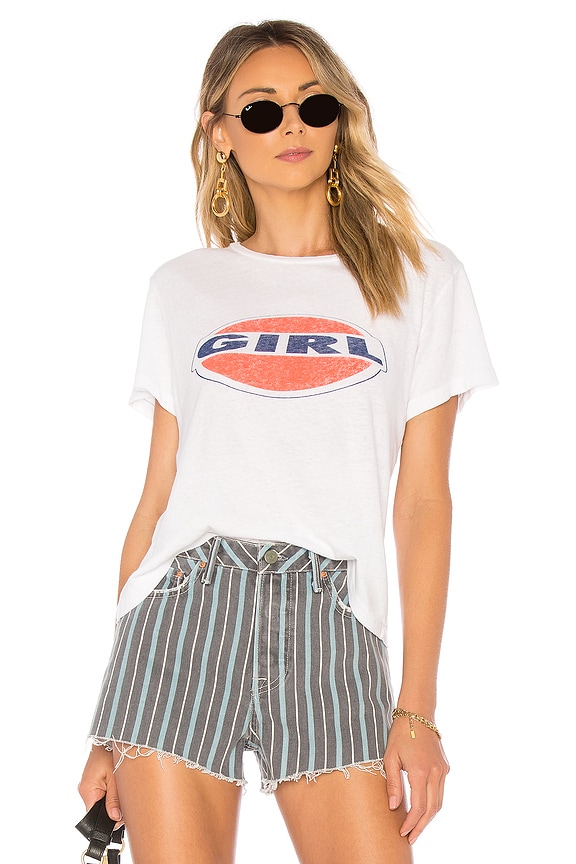 view 1 of 4 T-SHIRT GIRL in Optic White