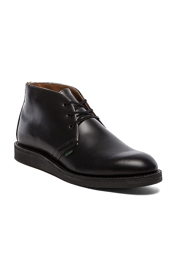 Red Wing Shoes Postman Chukka in Black Chapparral | REVOLVE