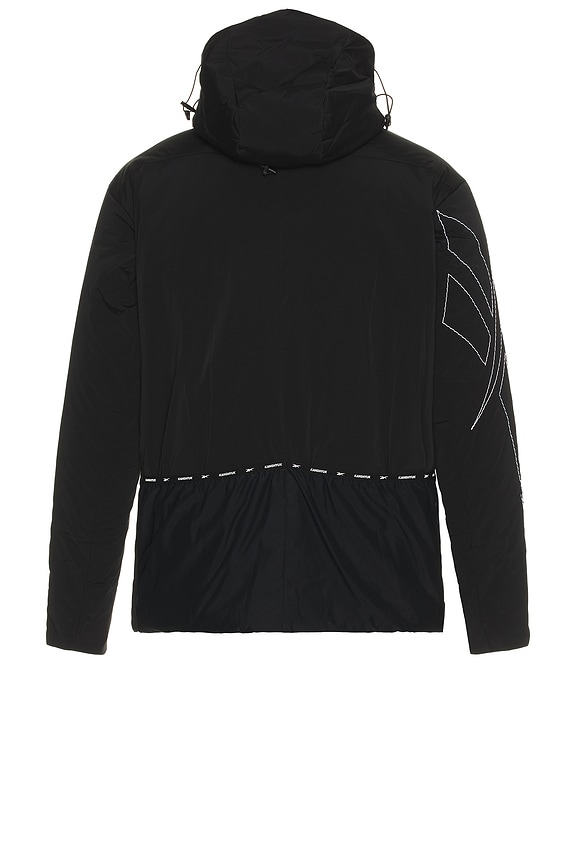 view 2 of 6 X Kanghyuk Stitched Logo Padded Jacket in Dark Grey