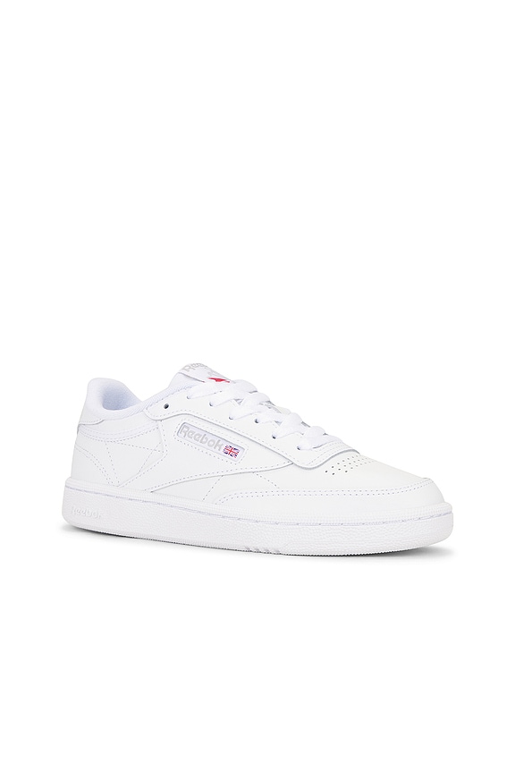 view 2 of 6 Club C 85 Sneaker in White & Light Grey
