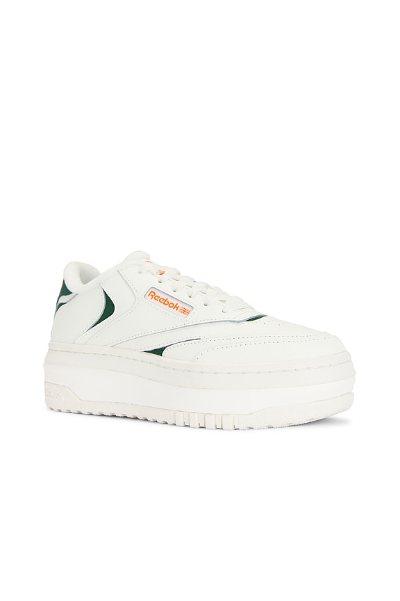 view 2 of 6 SNEAKERS CLUB C EXTRA in Dark Green & Pump Orange