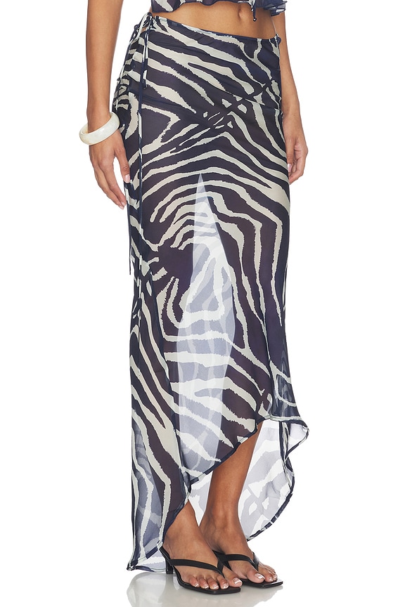 view 2 of 6 FALDA MAXI SIRENUSA in Blue Zebra