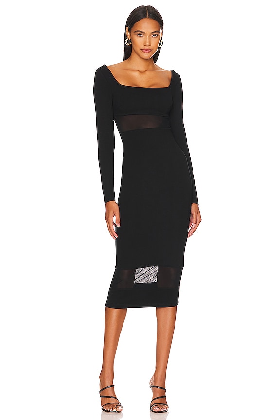 view 2 of 6 Jamie Midi Dress in Black