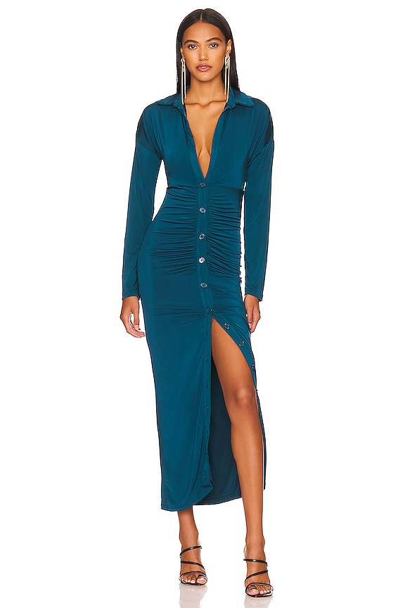 view 2 of 6 Claudia Maxi Dress in Dark Teal