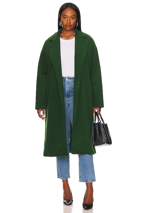 view 2 of 7 MANTEAU BROOKS in Forest Green